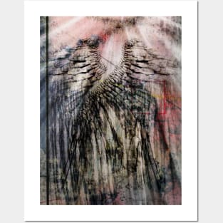 Fallen Angel Wings Posters and Art